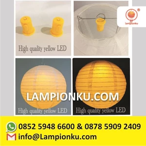 Lampu Lampion Led Mini Warna Kuning 