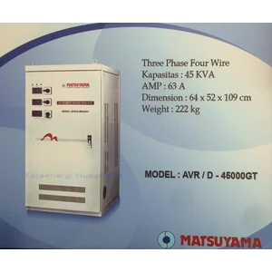 Stabilizer Listrik MATSUYAMA Kapasitas 45 KVA