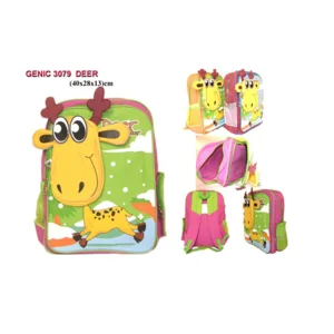 Tas Sekolah Genic 3079 Deer Lucu - Tas Sekolah Anak