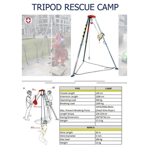 Tripod Rescue Merk CAMP EVO Tripod Keselamatan di Indonesia