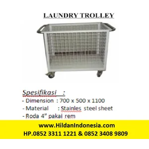 Laundry Trolley - Bahan Stainless Steel