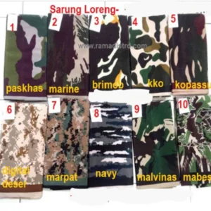 Sarung Loreng Army TNI POLRI
