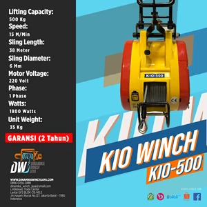 Kio 500 Electric Winch 