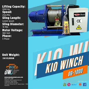 Electric Winch KIO Type GS-100 