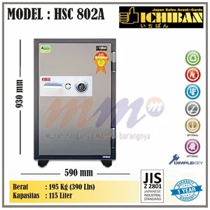 Brankas Ichiban Hsc 802A Tinggi 93 Cm