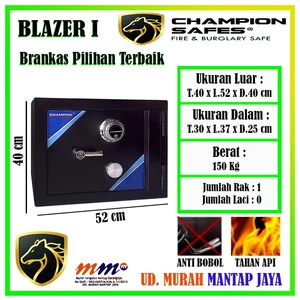 Brankas Merk Champion Blazer Size 1 Tinggi 40 Cm