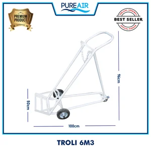 Trolley Oxygen Cylinder 6 M3 