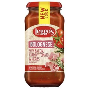 Leggos Bolognase With Bacon Tomato & Herbs 500Gr
