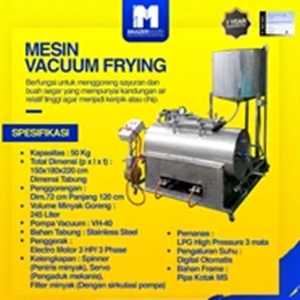 Mesin Vacuum Frying Maxzer 50 kg