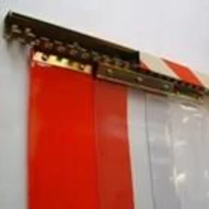 PVC STRIP CURTAIN RED