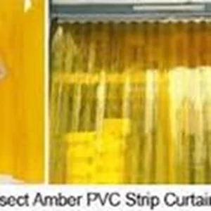 Tirai PVC Curtain Yellow - pvc curtain 