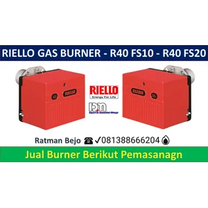 BEJO BURNER R40 G20S Solar kapasitas 95÷240 kW-206.400 Kcal