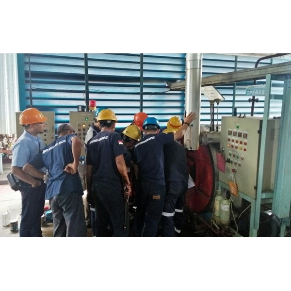 Service Coile thermal oil heater By PT. Indira Dwi Mitra
