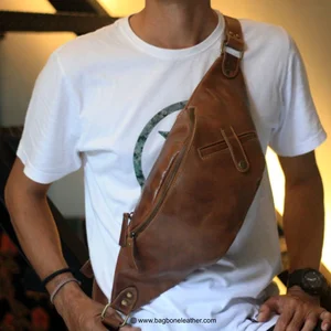 Jordan Tas Kulit Pria - Waist Bag Leather