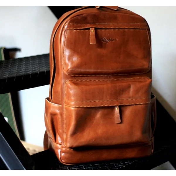 Luigi Back Pack - Tas Ransel Kulit Asli