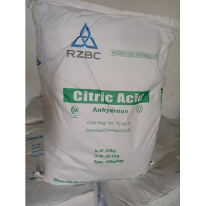 Bahan Kimia Industri Citric Acid Anhydrous 25 kg Origin China
