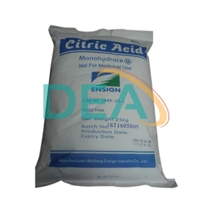 Citric Acid Monohydrate 25 Kg /Zak