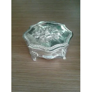Tempat perhiasan aluminium bunga  (SB-1029)