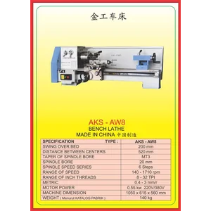 MESIN BUBUT Mini Bench Lathe AW8