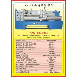 MESIN BUBUT Big Spindle Horizontal Lathe HI24480C