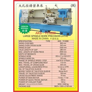 MESIN BUBUT Big Spindle Horizontal Lathe YC3200
