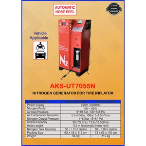 Mesin Nitrogen Pengisi Angin Ban Otomatis UT7055N