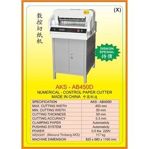Alat Alat Mesin Paper Cutting Machine & Book Binding AB450D