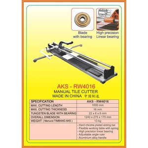 Mesin Pemotong Manual Tile Cutter RW4016