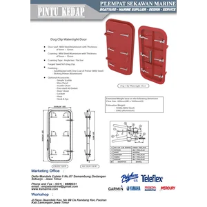 PINTU KEDAP KAPAL BAJA ALUMINIUM