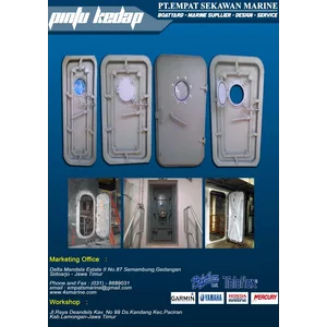 PINTU KEDAP KAPAL BAJA ALUMINIUM