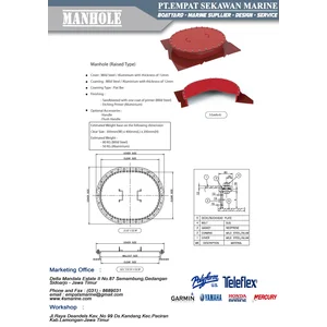 Lubang Tangki MAN HOLE Raised Type Ukuran 300 mmx400 mmx200 mm