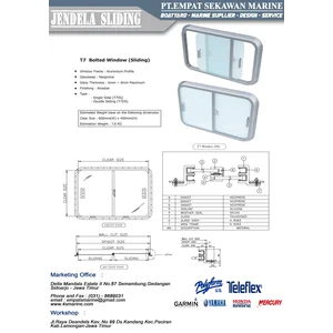JENDELA KAPAL TYPE SLIDING