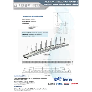 ALUMINIUM WHARF LADDER