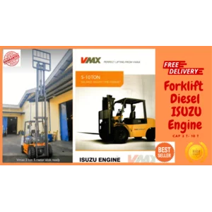 Forklift Diesel cap 3 ton tinggi 3 m merk V max  Mitsubishi Engine - PT Denko Wahana Sakti