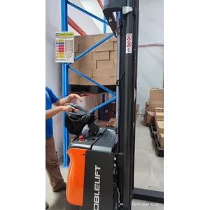 Hand Stacker Electric PS 1634 N Cap 1.6 Ton Tinggi 3.4 m Merk Noblelift terbaik dan Garansi Resmi