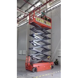 Scissor Lift  Tangga Electric Tangga Gunting SC 16 (tinggi  working height 16 m) merk Noblelift