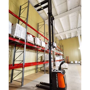Hand Forklift hand stacker electric PS 1653 N cap 1.6 ton tinggi 5.3 m Merk Nobleift 2022