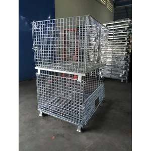 ...Rak Pallet Mesh Keranjang Besi Lipat Dalton