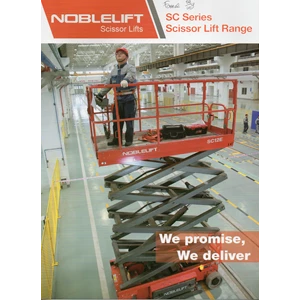 Scissor Lift Noblelift SC 16 H/E ( Platform Height 14 m Working Height 16 m)