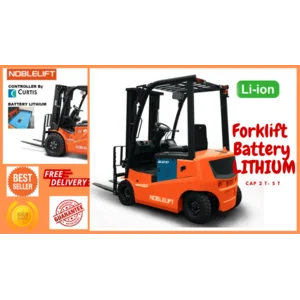 Forklift Electrik  Counter Balance  cap 2. ton  tinggi angkat 3 m merk Noblelift - PT Denko Wahana Sakti