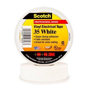 3M Isolasi Scotch Vinyl Color Coding Electrical Tape 35
