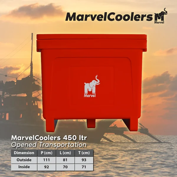 Coolbox Marvel Kapasitas 450 Liter