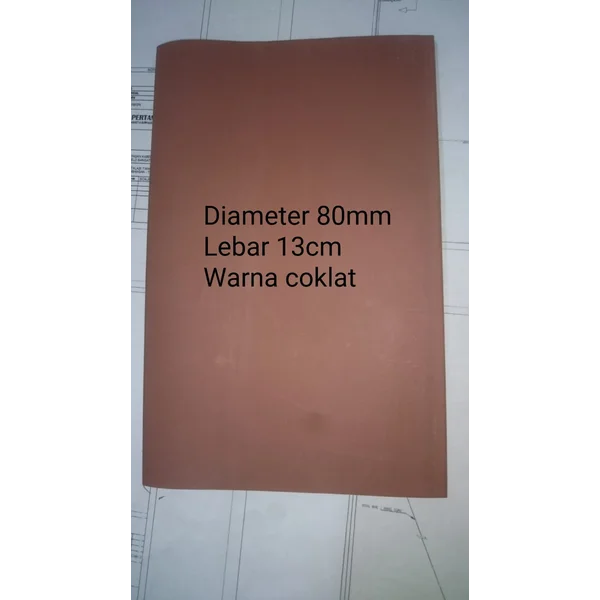 Heat Shrink Tube Warna Coklat Diameter 80mm Tegangan Rendah