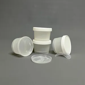 Pot Jar Krim - Pot Lulur - Wadah Masker - 100ml Transparan Tutup Warna