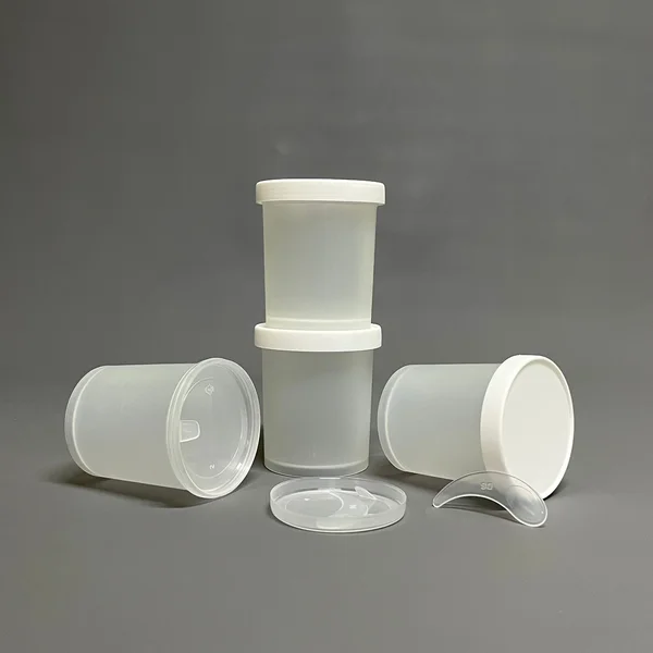 Pot Jar Krim - Pot Lulur - Wadah Masker - 200ml Transparan Tutup Warna