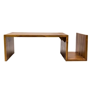 Mendekor-Kawatak (Guest Table Coffee Table Modern Natural Teak Interior)