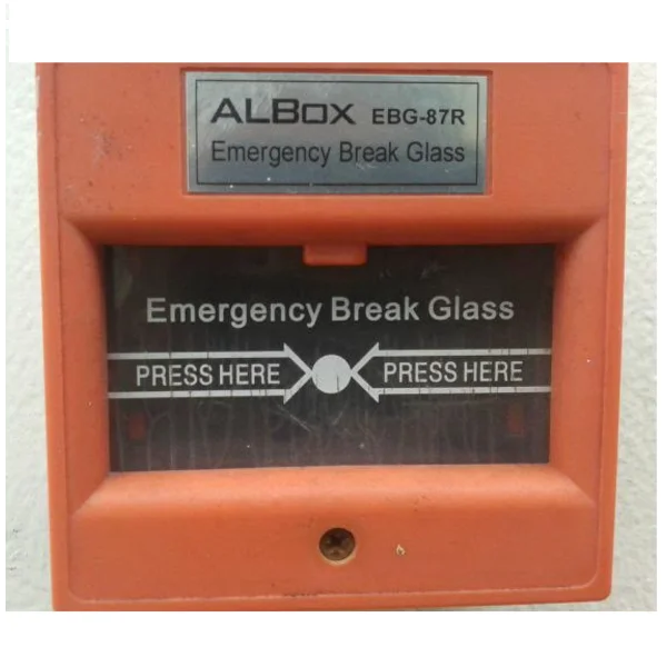 Emergency Break Glass Albox EBG-87R
