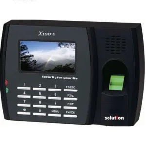 Mesin Absensi Sidik Jari Fingerprint Solution X-100C