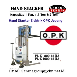 HAND STACKER ELEKTRIK OPK JEPANG PT. SARANA TEKNIK
