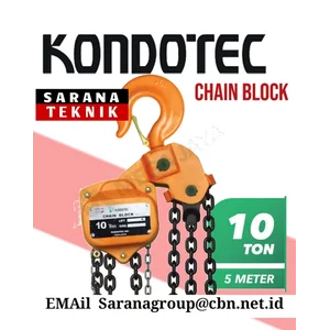 Kondotec Chain Block PT. Sarana Teknik